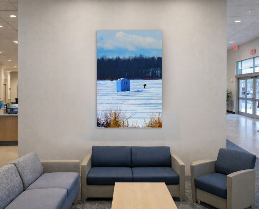 Blue World Metal Print