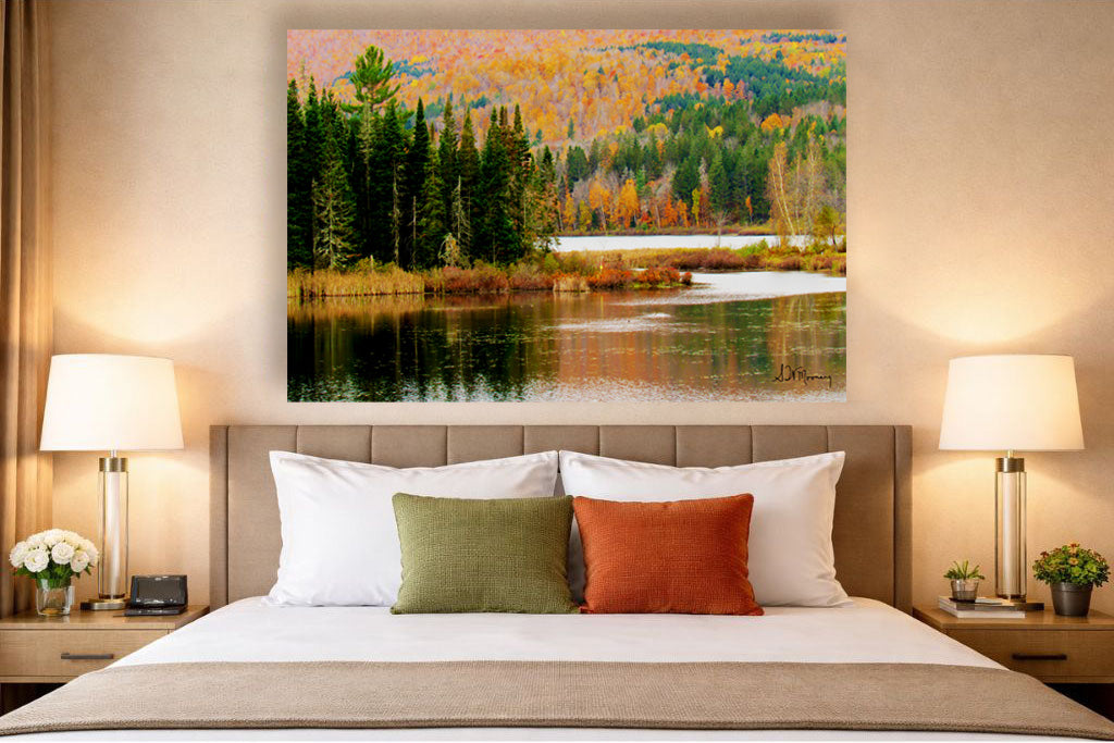 Fall Reflections Metal Print