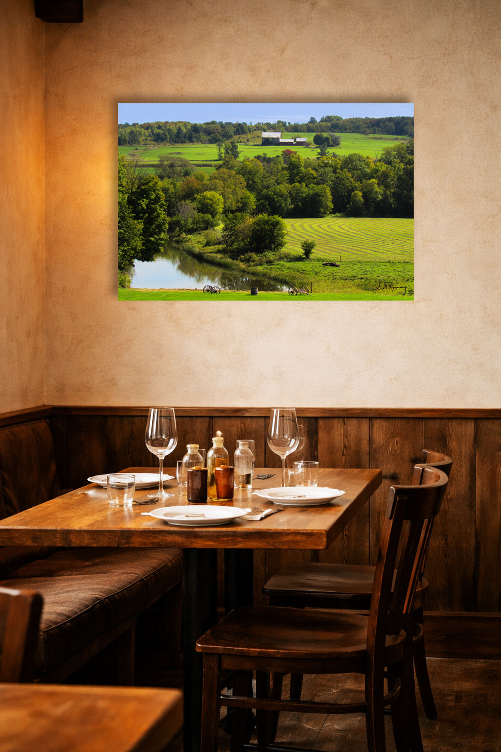 Quaint Country Metal Print