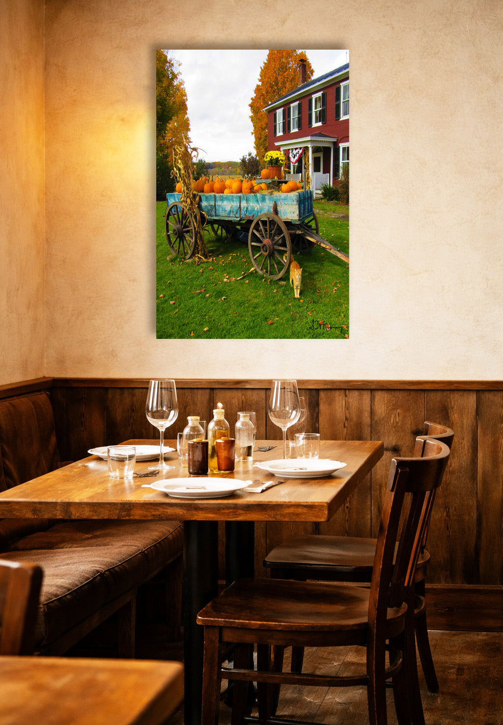 Rural Living Metal Print